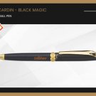 Pierre Cardin Black Magic Ball Point Pen BP GT Blue Ink Black Body New Gift Nib