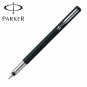 Parker Vector Matte Black Chrome Trim Fountain Ink Pen, Fine Nib New CT