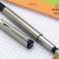 Parker Vector Steel SS CT Chrome Trim Fountain Ink Pen FP Fine Nib New Convertor