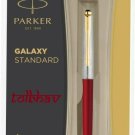 Parker Galaxy GT Ball Pen BP Blue Quink Ink Red Body New Jotter Classic Vector