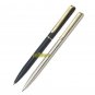 Pierre Cardin Triumph Ball Point Pen GT Blue Ink Black/Nickle Body Gift New Nib