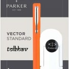 Parker Vector Standard CT Fountain Pen Orange Body 3 cartridge without convertor