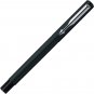 Parker Vector Matte Black CT Roller Ball Pen Chrome Trim RollerBall Blue Ink New