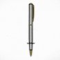 Pierre Cardin St Moritz Ball Point Pen Gold Trim Blue Ink Gift Steel Body Mortiz