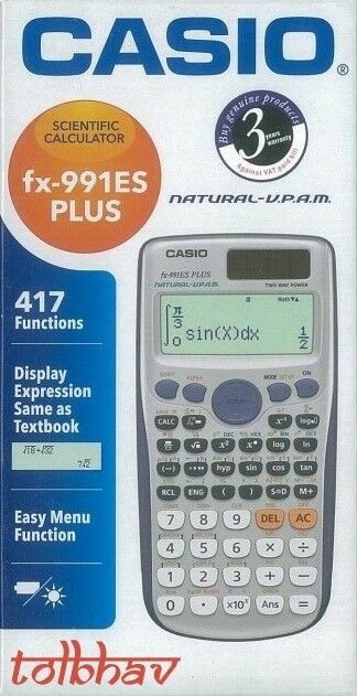 Casio FX-991ES Plus Scientific Calculator Fx 991 Es + FX991ES New CE Logo Sealed