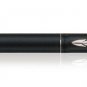 Parker Classic Matte Black Chrome Trim CT Ball Point Pen New Quink Blue Refill