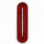Pierre Cardin St Moritz Ball Point Pen BP Chrome Trim Blue Ink Steel Body Mortiz