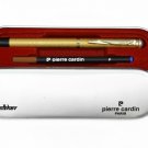 Pierre Cardin Pearl Floral Satin Gold Roller Ball Pen GT Blue Ink New Gift Nib