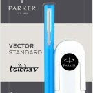 Parker Vector Standard CT Fountain Pen Blue Body 3 cartridge without convertor