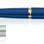 Parker Galaxy GT Roller Ball Pen Gold Trim RollerBall Blue Body Blue Ink Vector