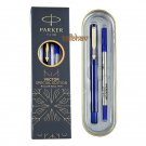 Parker Moments Vector Special Edition Roller Ball Pen Gold Trim Blue Ink Nib New