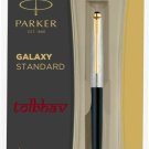 Parker Galaxy GT Ball Pen BP Blue Quink Ink Black Body New Jotter Classic Vector