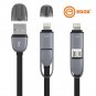 2 in 1 Micro USB Sync Data Charging Cable For Iphone 5/C/S/6 Android HTC Samsung