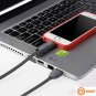 2 in 1 Micro USB Sync Data Charging Cable For Iphone 5/C/S/6 Android HTC Samsung