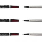 6 x Parker Vector Frontier Rollerball Pen Refills Ultra Fine 0.5mm Black Ink New