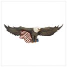 freedom eagle curio shelf