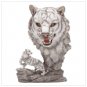 fierce white tiger display