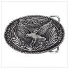 Pewter Flying Eagle Belt Buckle