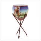 Southwest Pottery on Arrow Stand