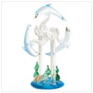 Blue Glass Dolphins Swing
