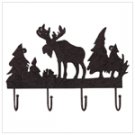 Rusted Metal "Moose" Coat Hanger
