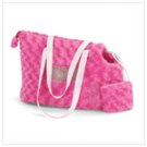 Pink Plush Pet Carrier