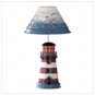 Painted Metal Lighthouse Holder