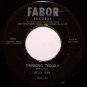 Dee, Billy - Drinking Tequila / Falling Star Waltz - Vinyl 45 Record on Fabor - Country