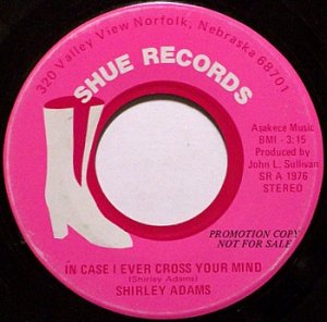 Adams, Shirley - You're Barking Up The Wrong Tree- Vinyl 45 Record on Shue - Promo - Country