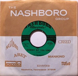 Six Trumpets - Nobody But You Lord / New Born King - Vinyl 45 Record on Nashboro - Gospel