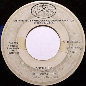 Voyagers, The - Sock Hop / Little Fly Song - Vinyl 45 Record on Ensign - Promo - Folk