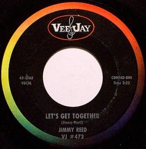 Reed, Jimmy - Let's Get Together / Oh John - Vinyl 45 Record On Vee Jay - Blues