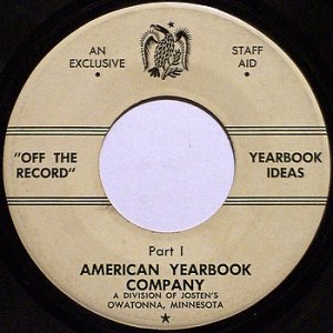 American Yearbook Company - Staff Ideas Part 1 / Part 2 - Vinyl 45 Record - Odd Unusual