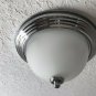 Sea Gull Lighting 1-Light Holman Brushed Nickel Ceiling Flush Mount