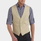 Calvin Klein Tan Linen Suit Separates Vest **Brand New** Never Been Used -SIZE S