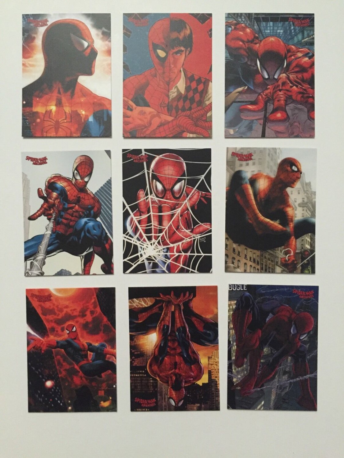 SPIDERMAN ARCHIVES **COMPLETE Card Set + Lenticular Complete CHASE CARD SET**