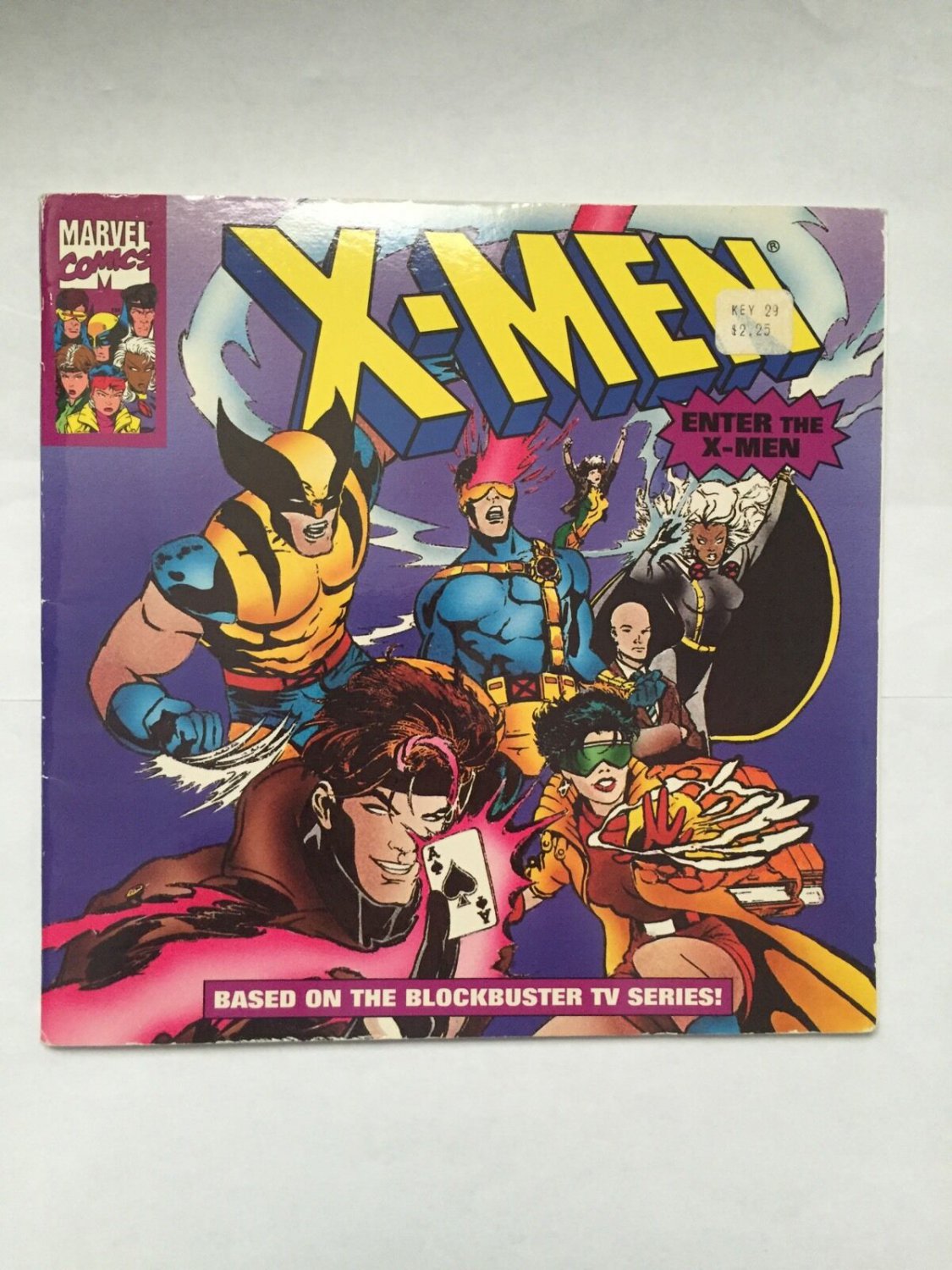 X-Men Marvel Comics Enter The X-Men **Illustrated Paperback Book** 1993