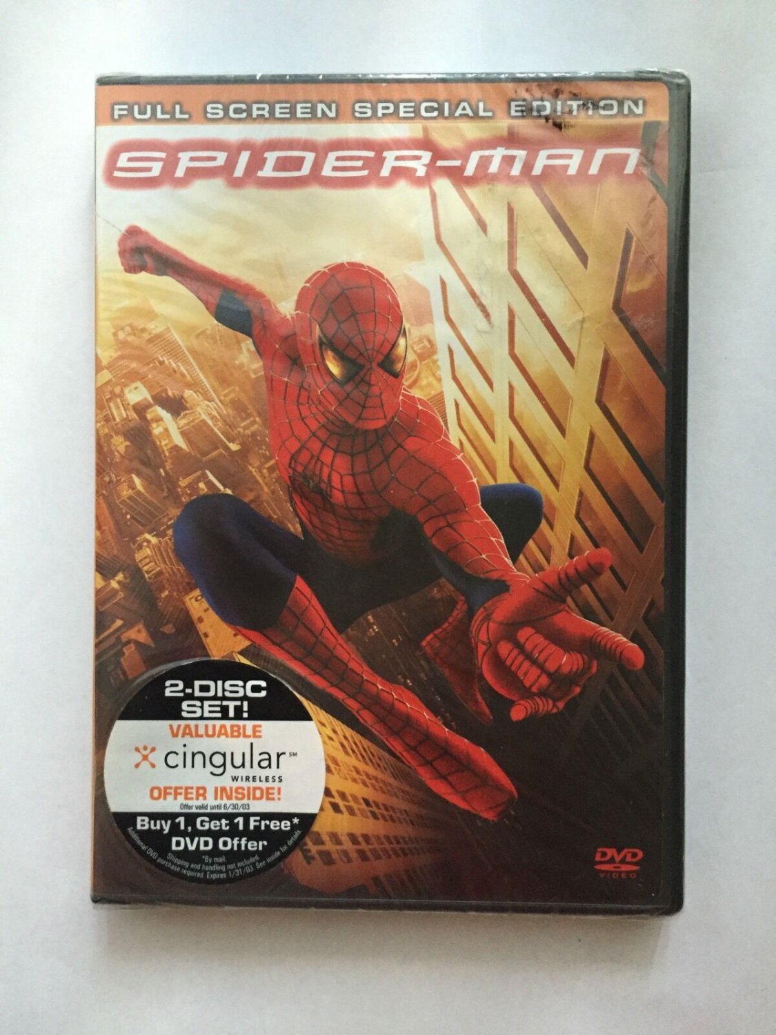 Spider-Man (Full Screen) **SPECIAL EDITION** Brand New (2-Disc Set) (DVD, 2002)