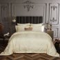 King Size 6 Piece Luxury Jacquard Bedding Duvet Cover Set DM716K