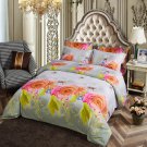 Queen Size Duvet Cover Set 6 Piece Luxury Floral Bedding Dolce Mela Innocence DM723Q