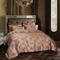 Queen Size Duvet Cover Set 6 Piece Luxury Jacquard Bedding Dolce Mela Los Angeles DM719Q