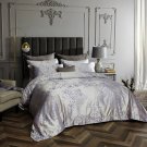 Queen Size Duvet Cover Set 6 Piece Luxury Jacquard Bedding Dolce Mela Munich DM720Q