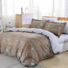 Queen Duvet Cover 6 Piece Sheets Set Dolce Mela Bedding Lefkada  DM629Q