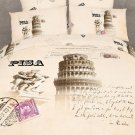Duvet Cover Set King Size 6 Piece Novelty Bedding Dolce Mela Pisa DM494K