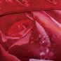 Red Floral Bedding Dolce Mela King Duvet Cover Set Rosa Luxury DM510K