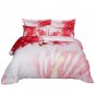 King Duvet Cover Set Floral Pink Bedding Dolce Mela 100 % Cotton DM700K