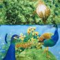 Green King Duvet Cover Set Pictorial Bedding Dolce Mela Peafowl DM704K