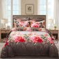Duvet Cover Set King Floral Bedding Dolce Mela Rose Medley DM708K