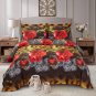 King Floral Bedding Duvet Cover Set 100% Cotton Dolce Mela Passion DM709K