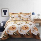 Duvet Cover Set King Floral Bedding Dolce Mela DM710K Zest